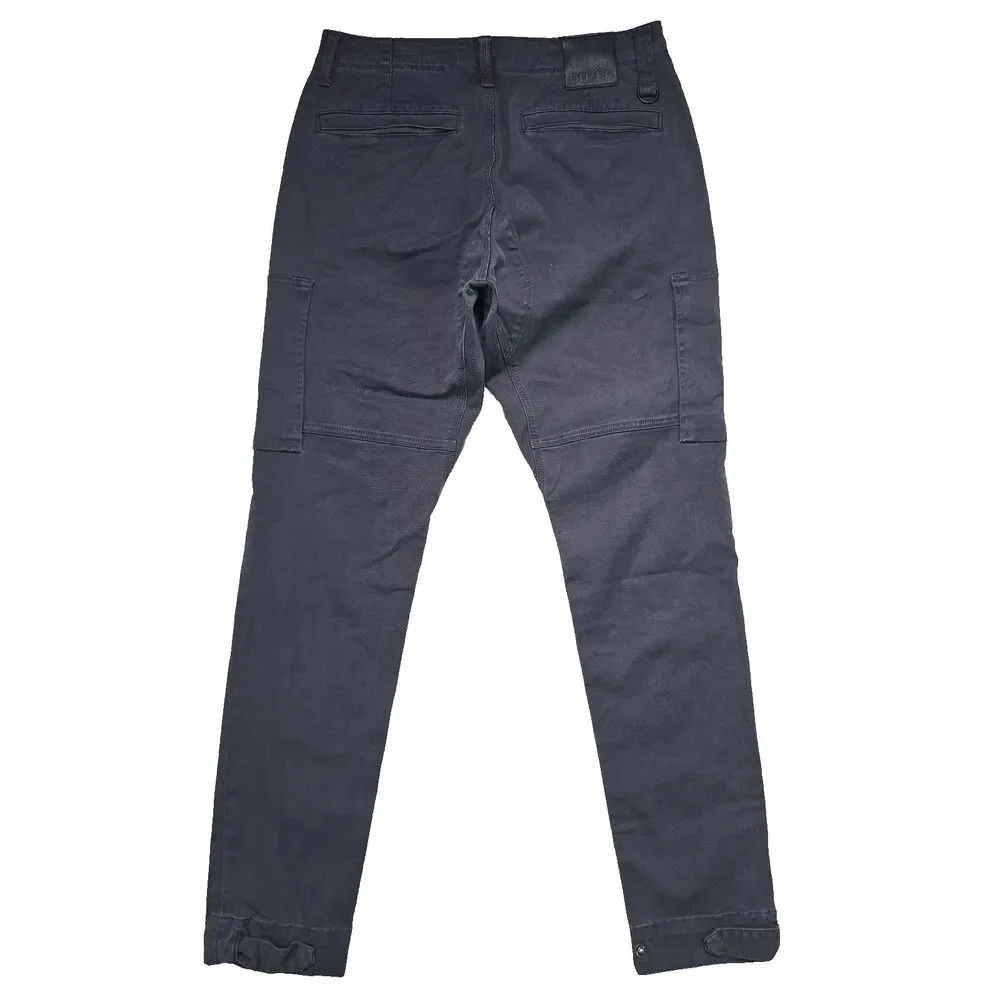 DUER Pants Mens 32x32 Gray Live Free Adventure Cargo Joggers Tapered Slim Hiking